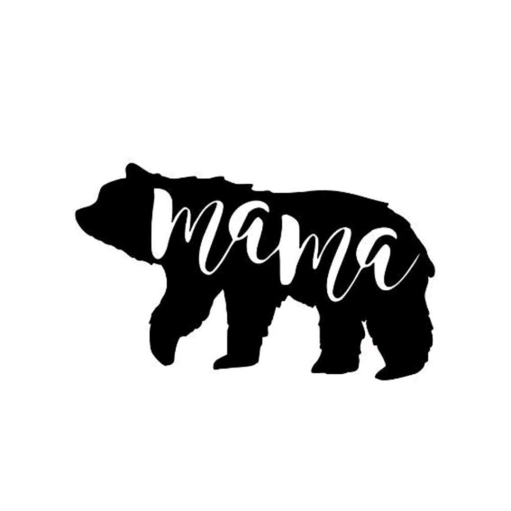 Momma bear vinyl sticker/decal